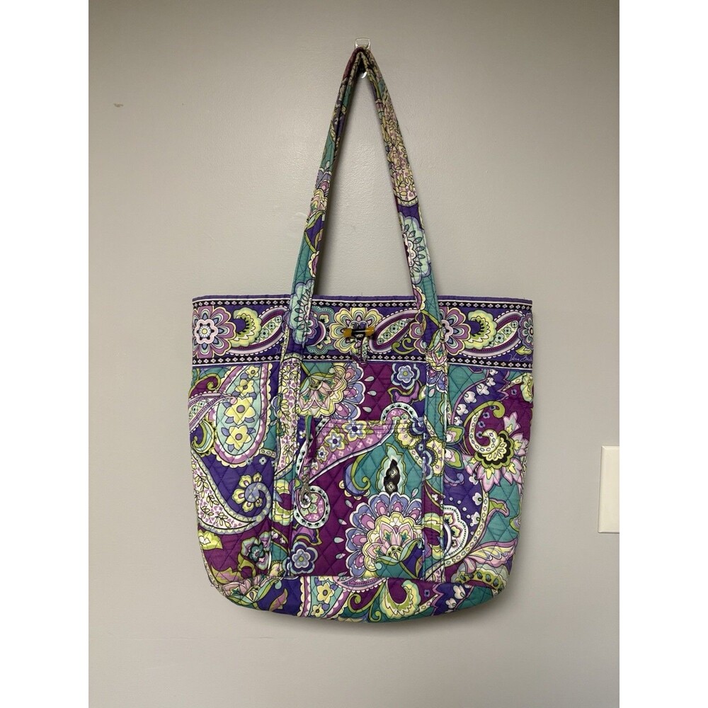 Vera Bradley Large Toggle Tote – Heather Print